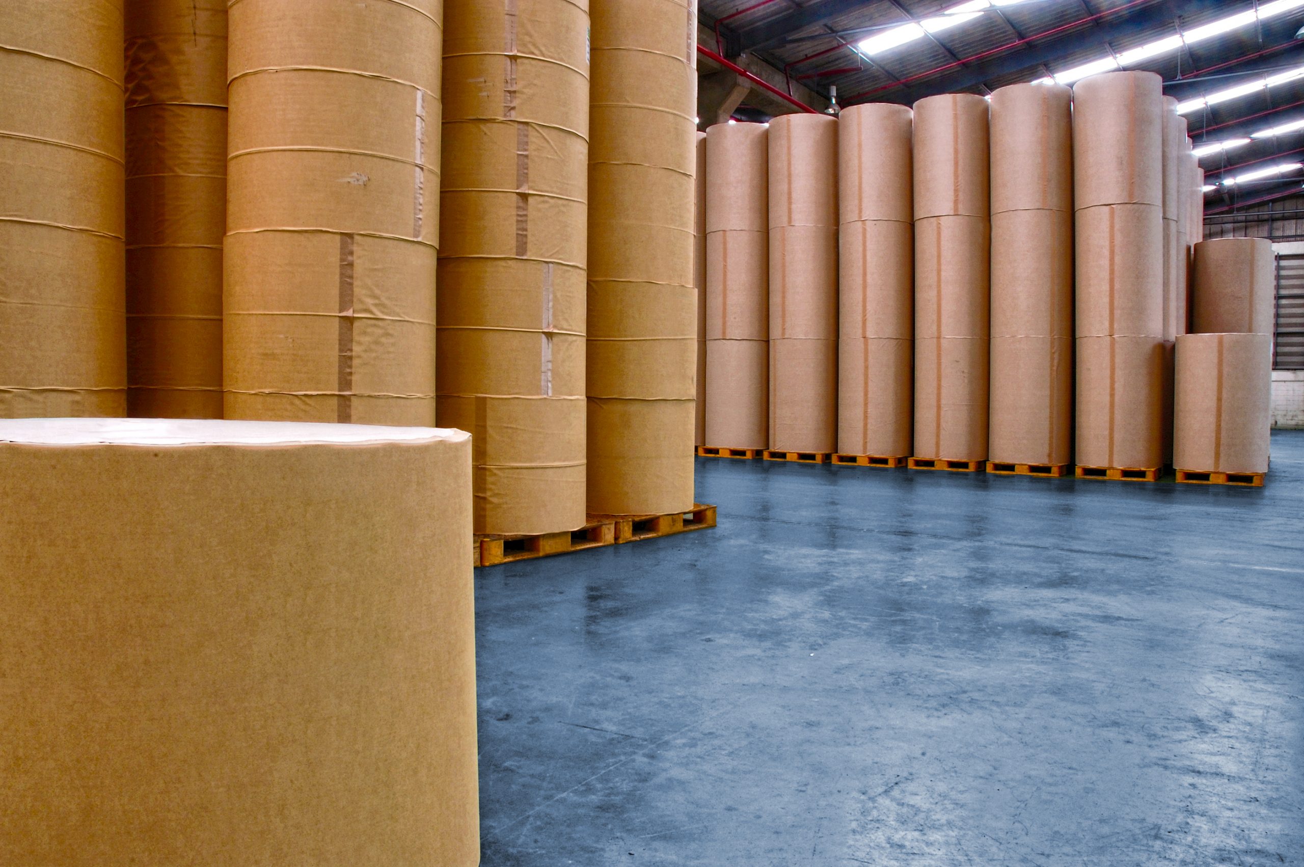 Paper factory paper storage